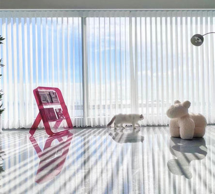 Manuelle Luxusgröße der Fenster-Vertikaljalousie-89mm 127mm für Hotel-Konferenz