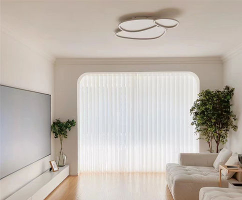 Luxusart elektrisches Fenster-Vertikaljalousie-horizontales Muster Morden