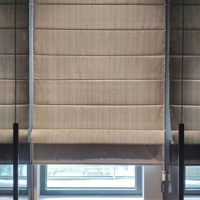 Horizontaler intelligenter Roman Blind Curtains Manual Control für Wohnzimmer