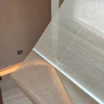 ODM horizontaler Roman Curtain Blinds, Polyester-Garn Roman Shades For Living Room