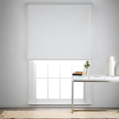 Beige Polyester-Schaum 100% beschichtete Rollen-Jalousien für Büros