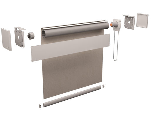 Tagesnachtintelligente Jalousie-Doppelschicht-Zebra-Art mit intelligenter Steuerung