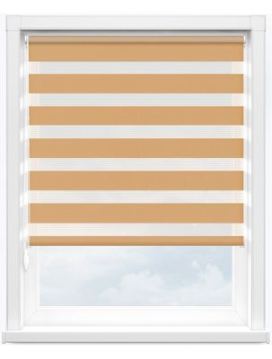 Stromausfall-Büro-Küchen-Badezimmer-Zebra-Doppelscheibe-Vorhang-horizontales Muster