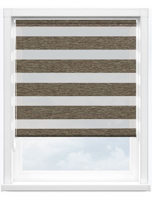 Stromausfall-Büro-Küchen-Badezimmer-Zebra-Doppelscheibe-Vorhang-horizontales Muster