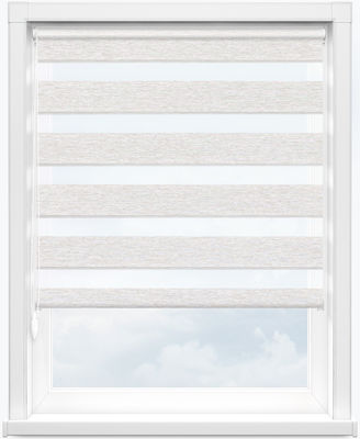 Stromausfall-Büro-Küchen-Badezimmer-Zebra-Doppelscheibe-Vorhang-horizontales Muster