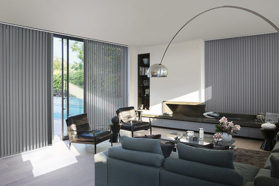 240cm Büro-Vorhang-Vertikaljalousie-Sonnenschutz-Lichtschutz-Balkon-Fenstertür-Glaswand-vertikale Streifen-Schattierung